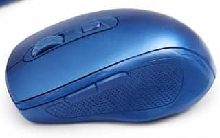 2.4GHz Wireless Bluetooth Mouse with 6 Buttons Ergonomic Design | USB Nano Receiver, Wireless Connectivity, 6-Button Control, Ergonomic Design, 2.4GHz Frequency