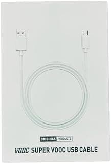 SUPER VOOC USB-A To Type-C Cable / 1.0m Compatible With Android phones/OPPO/REALME, White