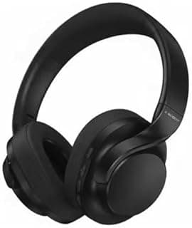 سماعات رأس ستيريو XS-652 قابلة للطي مع مشغلات صوت نقي 40 ملم وعمر بطارية ممتد وميكروفون HD، دعم مساعد صوتي، بطاقة تي اف ومدخل AUX 3.5 ملم ووسائد مريحة للاستخدام اليومي، أسود