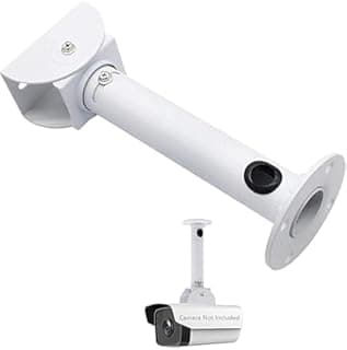 Ceiling Mount Metal Security Camera Mount, White, 30 cm, Straight