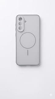 Magnetic Phone Cover Case compatible with Samsung A37, Frosted Matte Finish, white