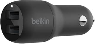 Car Charger Dual USB-A 12W X2 Black