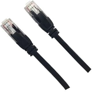 كابل إيثرنت CAT6 بطول 5 متر (16 قدم) - كابل LAN فائق السرعة RJ45، 1Gbps، 250MHz، للجيمنج والمكتب والشبكات المنزلية - غلاف PVC مرن ومتين (أبيض)