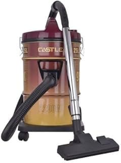 Drum Vacuum Cleaner, Bagless, 2200W, 25L, Dry Clean, DVC2225 - Maroon