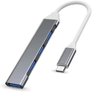 USB HUB Type-C to 4 Port USB 3.0+USB 2.0 Hub USB Adapter Station Slim Portable Data Hub USB Aluminum