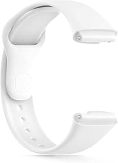 Soft Silicone Sport Watch Strap Compatible with Xiaomi Smart 8 Active and Redmi Smart 2 - Breathable Flexible Adjustable Band for Men and Women - blue