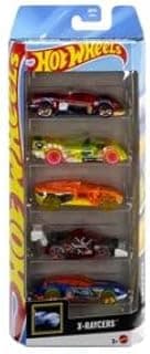 XRaycers 2025 Die-Cast، مجموعة 5 سيارات، Turbine Sublime, Forward Force, Rising Heat, Hi-Tech Missile, Gazella GT