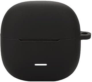 جراب متوافق مع سماعات شاومي Redmi Buds 6 Lite، مضاد للخدش، جراب حماية من سيليكون TPU، متوافق مع شاومي Redmi Buds 6 Lite (أسود)