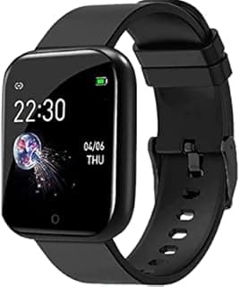 ساعة ذكية D116 لشاومي Mi Note 10 مع تتبع النشاط، مستشعر نبضات القلب، مراقب نوم ووظائف أساسية للأولاد والبنات - أسود