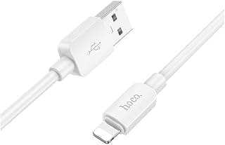 Hoco X96 - Hyper, Charging And Data Transmission Cable, Lightning (1M - 4A) Compatible With Apple Iphone Ipad Samsung Huawei Xiaomi Oppo - White