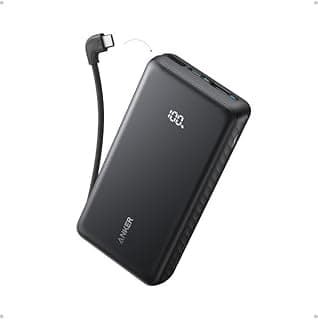 باور بانك Anker Zulu، سعة 20000 مللي أمبير، شحن سريع 22.5W، شاحن محمول، متوافق مع ايفون 17/16/15، ايباد، ماك بوك اير، جالاكسي