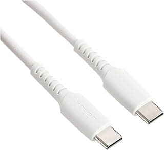 كابل JSou USB C إلى USB C بطول 1 متر - أبيض للهواتف الذكية