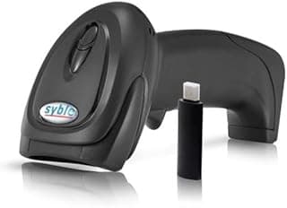 قارئ باركود محمول من سيبل Sy ble Barcode Scanner - Handheld Barcode Reader (XB-5066R Wireless 1D)