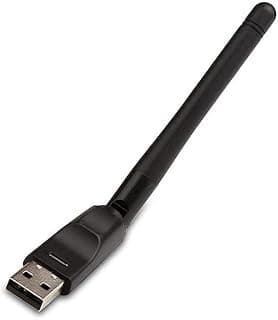 محول واي فاي USB من تي في-ماكس سرعة 150 ميجابت/ثانية، لاسلكي، دوران 360 درجة، متوافق مع الكمبيوتر واللابتوب والرسيفر