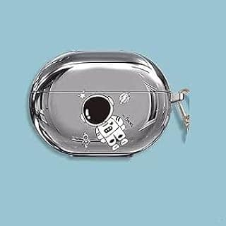 Silver Plating Cartoon Shell with Keychain for Huawei Freebuds Pro
