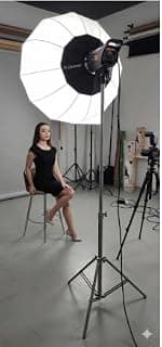 PK-280D 2.8M Professional Heavy Duty Light Stand Tripod with Spring Cushioning & 1/4" Screw Interface