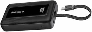 شاحن باور بانك 10 كيه، 30 وات، USB نوع سي، A1688 من انكر، أسود