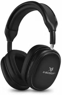 سماعة رأس لاسلكية بلوتوث XS-655 مع مشغلات صوت 40مم، صوت بيس عميق، ميكروفون للمكالمات، دعم كارت TF وAUX 3.5مم، وسائد مريحة، بطارية 24 ساعة، شحن USB-C للجيمنج والموسيقى