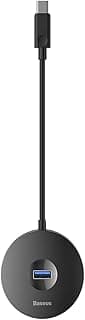 هب محول دائري (Type-C إلى USB 3.0 * 1 + USB 2.0 * 3) 10 سم