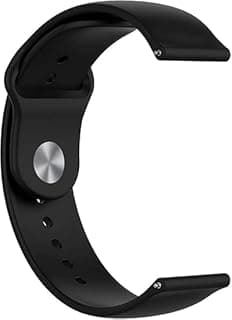Watchs Smart Watch Amazfit Pop 3S Quick Relea Replacement band, Soft Silicone Sport Replacement Straps Men Women and visual excellence - Black