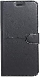 Generic Leather Flip Case for Infinix Smart 9 / Hot 50i (Black), 360 Degrees Protection, Shock-Absorbent