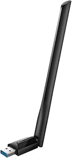 عصا شبكة لاسلكية ارتشر TX35U بلس للكمبيوتر، محول واي فاي 6 AX1800 ثنائي النطاق، USB 3.0، ام يو-ميمو، هوائيات مع اكتساب عالي، تشفير WPA3، متوافق مع ويندوز 11/10 من تي بي لينك