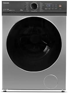 غسالة تحميل أمامي توشيبا TW-T21BU95UWEG(SG)، انفرتر، بخار، واي فاي، Aroma+، Great waves، UFB، تصميم نحيف، 8.5 كجم، فضي