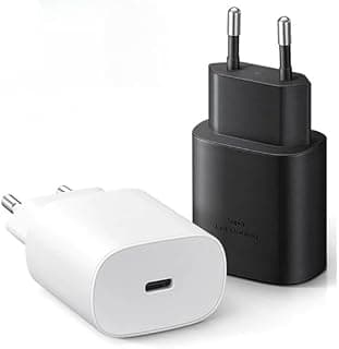 Original Dual Charger (25W PD Fast Charging, Compatible with Galaxy S25 S22 iPhone 16 15 Without Cable)
