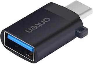 محول يو اس بي 3.0 ذكر نوع سي الى او تي جي USB 3.0 انثى من كيه ام تكنولوجي - اسود