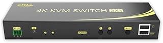 EKL HDMI KVM Switch 2 in 1 Out 4K
