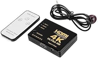 Black Mini 3 Port HDMI Switch 3x1 Switcher 3 input 1 output Splitter HDMI Port for HDTV 1080P Video