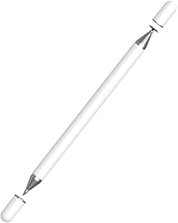 Pencil One 2-in-1 Passive Stylus Pen with Magnetic Protective Cover – Universal Capacitive Touchscreen Pen Compatible with iPad, iPhone, Android Tablets & Smartphones – White| 18 Months Warranty