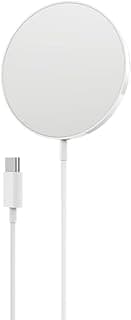 CW28 - Original Series Magnetic Wireless Fast Charger (15W), Support Mobiles & TWS Headsets, Compatible with iPhone Samsung Xiaomi Huawei Oppo - White
