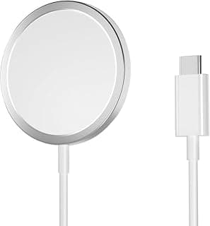 Universal MagSafe Magnetic Ring Sticker 9-Pack Metal Adhesive Wireless Charging Ring Compatible with iPhone 13/12 / 11 / X / 8 and Galaxy S21 Car Mount Accessories, Black