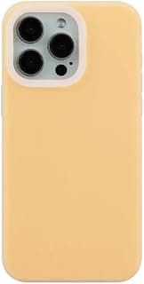 جراب من السيليكون السائل الناعم متوافق مع iPhone 11 Pro (5.8 بوصة)، حماية كاملة للجسم، غطاء مضاد للصدمات مع بطانة داخلية من المايكروفايبر، مقاوم للخدش، تصميم نحيف (برتقالي)