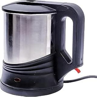Stainless Steel Electric Kettle - 1 Liter Capacity, 2000 Watt, Practical and Safe