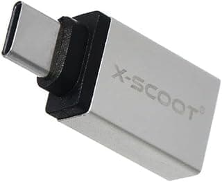محول من نوع OTG موديل XS-501 من منفذ Type-C إلى USB موصل USB 3.0 عالي السرعة متوافق مع الهواتف الذكية، التابلت واللابتوب والكاميرات - تصميم معدني مدمج