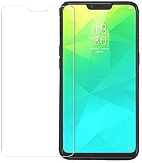 واقي شاشة زجاجي مقوى لهاتف Realme C1 - شفاف