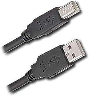 Printer Cable USB 1.5 Type A to Type B Male 5ms Printer Scanner Cable 2m Black