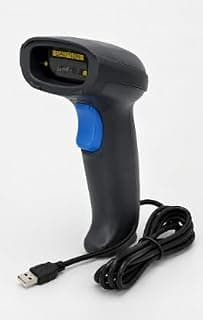 MJK 2D QR & Barcode Scanner USB Handheld Reader | for POS Systems, Inventory Use, USB Connectivity, Handheld Design, 2D Scanning