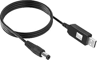 كابل محول طاقة Sonix Tech من 5 فولت DC إلى 12 فولت USB للسماعات، طول 3 قدم