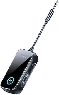 Transmitter Receiver Devices, Bluetooth Wireless Transmitter for Headphones, 3.5mm Aux Audio Jack Adapter for in-Flight TV Car Home Stereo System