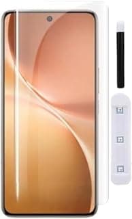 LOCA Glass Screen Protector, Full Transparent Liquid Adhesive with UV Lamp Installation Compatible with REALME GT5 PRO Smartphone