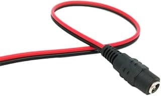 DIY-Kit DC Power Female Connector for CCTV Camera Power - 26 CM - 2724530982138 - Endless Wire DC Female 2.1mm Standard Plug 25cm