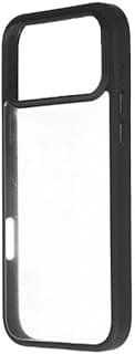 Clear Back Cover Case for Apple iPhone 17 Pro Max - Shockproof Transparent Plastic Bumper, Anti-Scratch, Anti-Yellow, Slim Protective Case (Clear & Black)