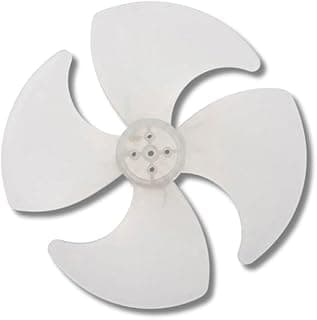 Quadruple Fan Blades Fit Size 16 for Wall or Stand Fans Toshiba Tornado (Translucent White)