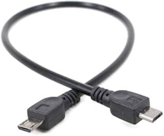 محول MySouq-Store مايكرو USB ذكر إلى مايكرو USB ذكر 5 سنون، كابل OTG للوحة المفاتيح والهارد والتابلت (قطعة واحدة)