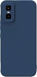 Silicone Case Compatible with Infinix GT 30 Pro 30 Pro, Silky Soft Touch, Full Body Camera Protection Shockproof Phone Case with Microfiber Lining (Blue)