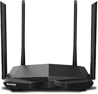 Tenda AC6 AC1200 Dual-Band Router, 2.4GHz and 5GHz Wi-Fi, 4 External Antennas, 28nm Processor, Suitable for Gaming and Streaming