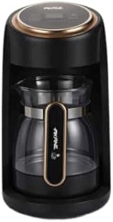 AKANE A.82703 600W Turkish Coffee Maker, 300ml Electric Coffee Pot, Multi-Use Brewer for Coffee, Water & Milk, Fast Heating Glass Jug Design, Compact & Easy to Clean Kitchen Appliance